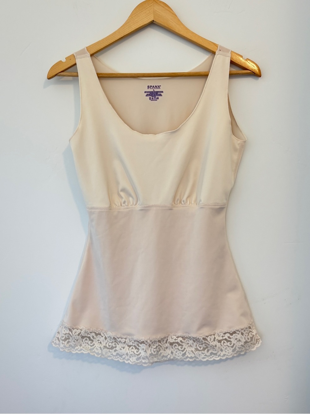 SPANX Women's Cream Lace-Trim Shapewear Camisole